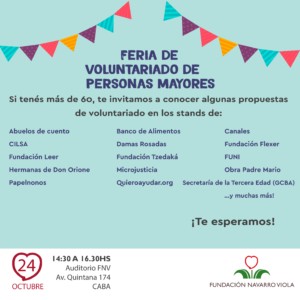 Feria de Voluntarios mayores